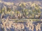 Paul Cezanne Bathers oil painting reproduction